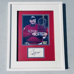 New Perfect Gift For Him Angels Fan Mike soschia Autograph, Mike Trout 99 Of 2500 Pic With Collector Coin And Ohtani Snow Globe Price For All 3 