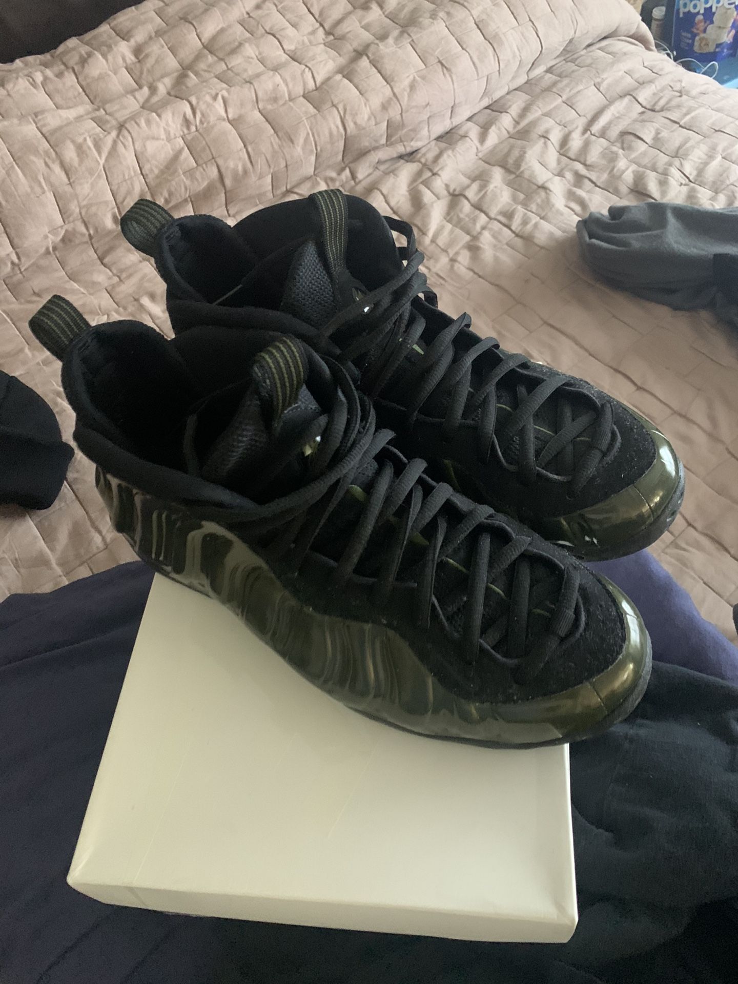 Foamposite green legion size 12 FLAWLESS