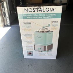 Electric Ice Cream Maker with Candy Crusher