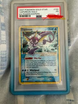 PSA 1 Goldstar Vaporeon