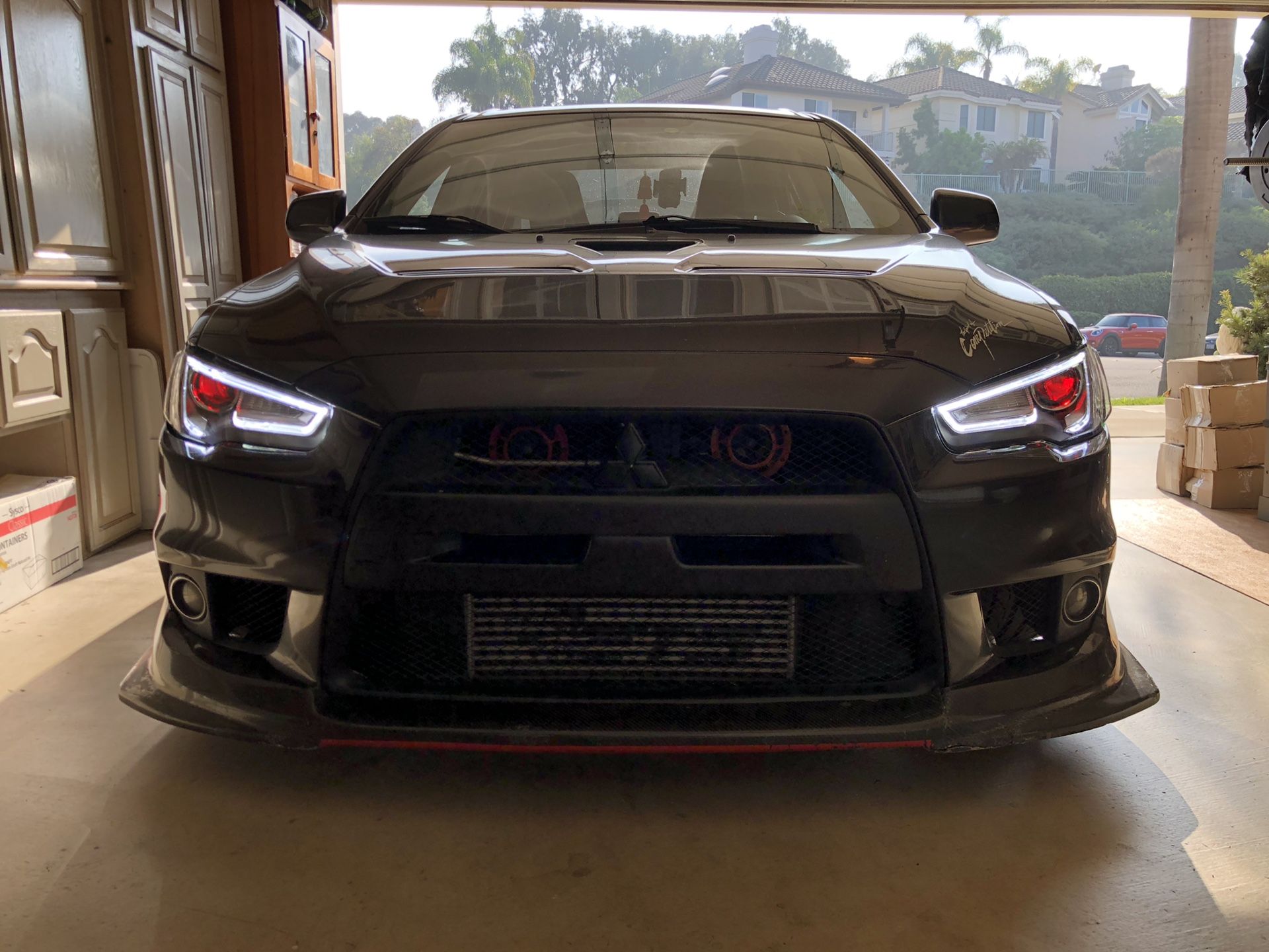 Evo X Audi Style LED Headlights NEW