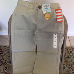NEW chino Khaki Uniform Pants Size 8