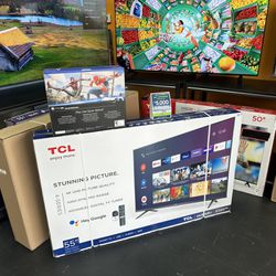 55”TCL 4K SMART TV