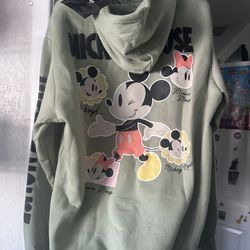 Disney Mickey Mouse Hoodie Large - NWT