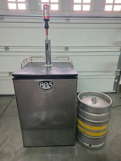 Stainless steel kegerator keg beer tap