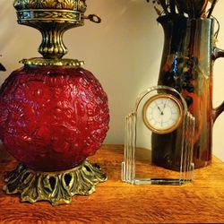 Lot of Two Waterford Crystal Clocks