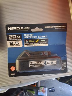 Hercules 20volt Batt. 