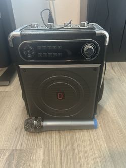 Portable karaoke Speaker With Wireless Microphone