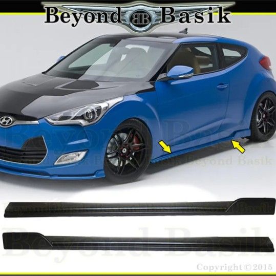 Side Skirts Extension Lower Splitter Body Parts for Hyundai Veloster 2012 , 2013 , 2014 , 2015 , 2016