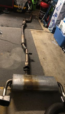 Hyundai Genesis coupe 2.0t full OEM exhaust 2013+