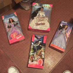 Barbie Dolls In Box Set Of 4 