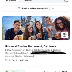 Tickets Universal Hollywood
