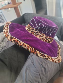 Custom Pimp Halloween costume hat