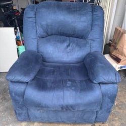Recliner Sofa Chair - Blue