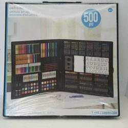 CREATOLOGY ART Ultra SET ENSEMBLE D'ART 500 PIECE Pencils Markers Crayons