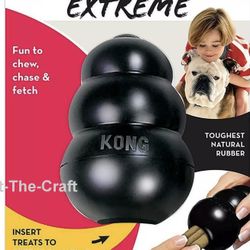 KONG EXTREME Dog Toy ULTRA DURABLE, ALL NATURAL RUBBER