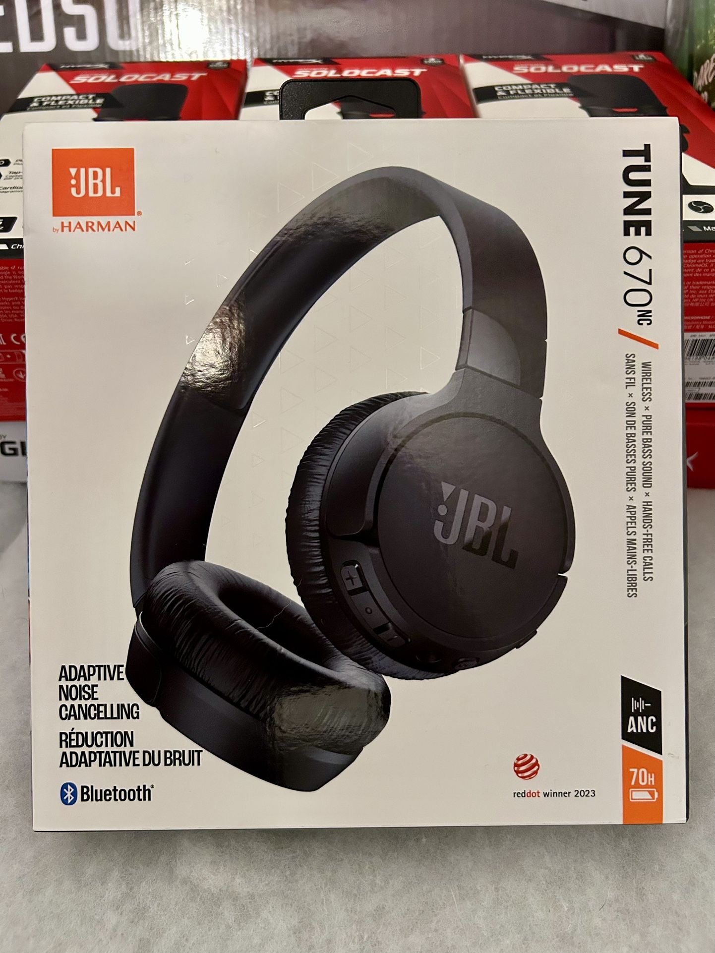 JBL 670NC Noise Cancellation Bluetooth Headphones (Brand New)
