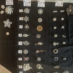 Vintage brooches