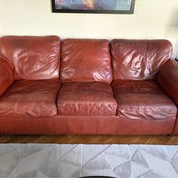 Leather couch