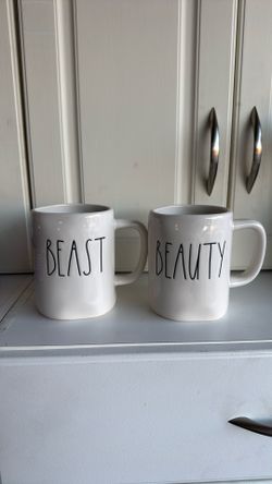 Rae Dunn Beauty And Beast Mug