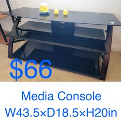 TV Desk End Table Media Console