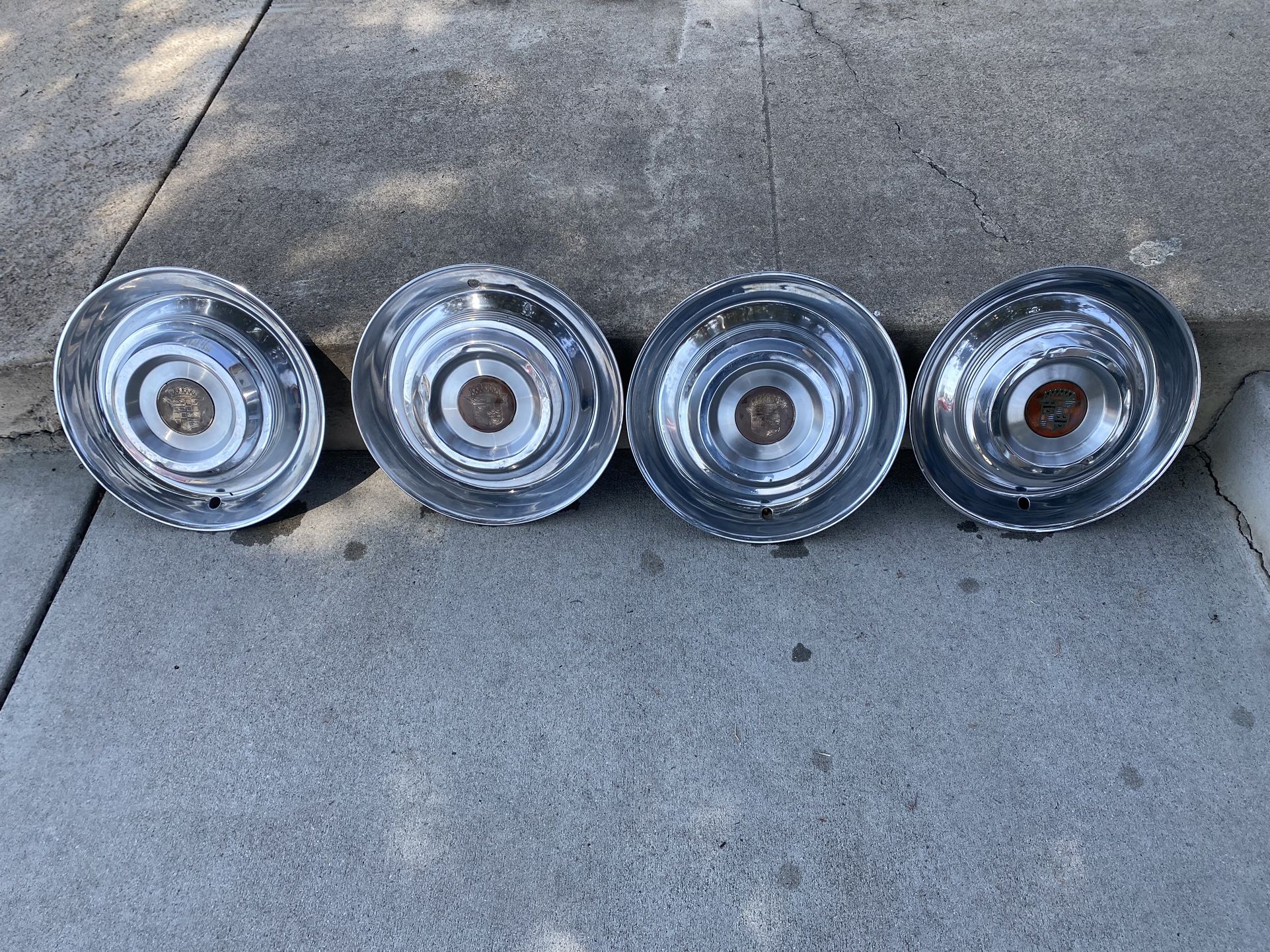 Cadillac Hub Caps (4)  Good Cond