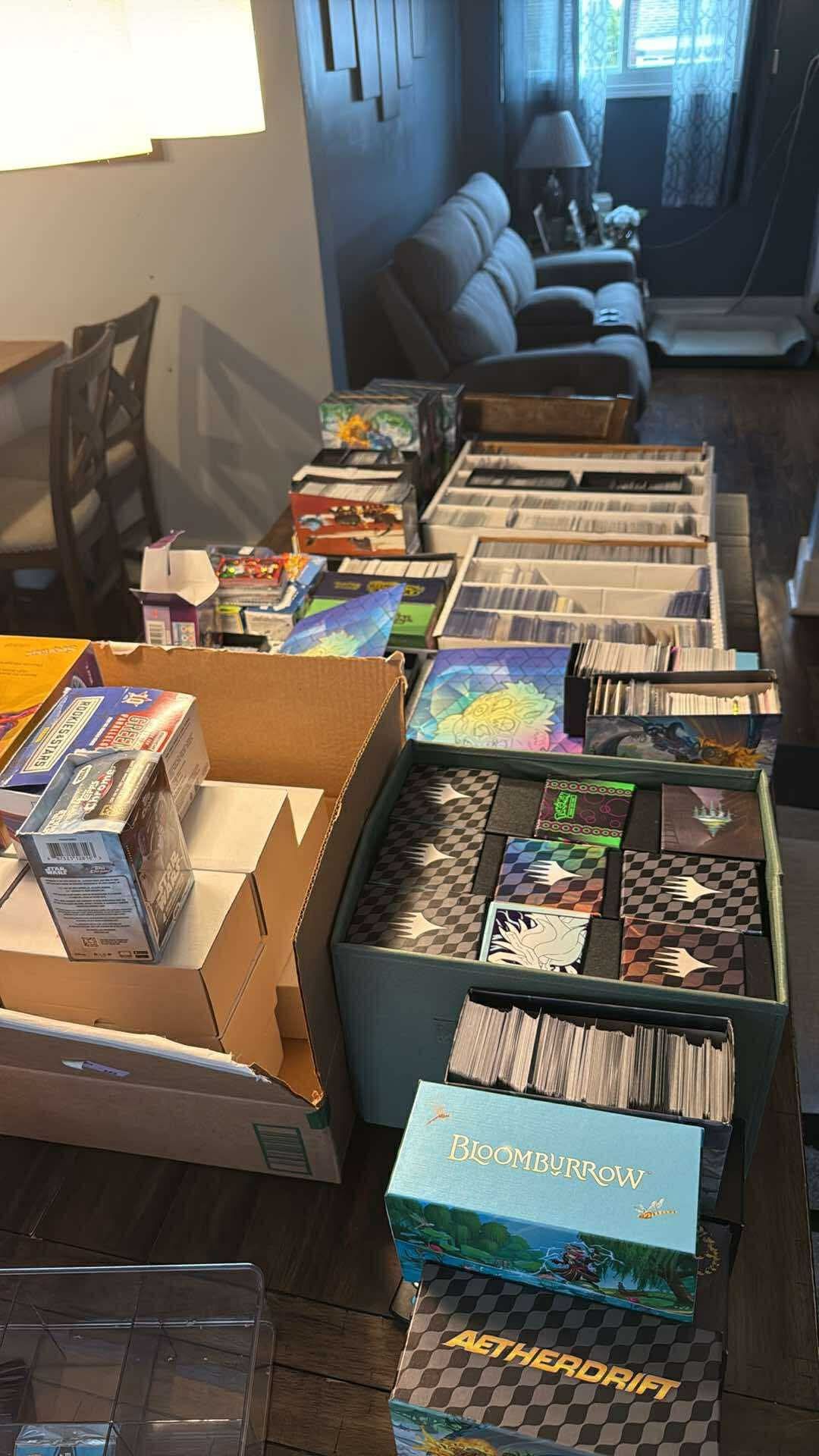 🔥 Massive 30,000+ Trading Card Lot for Sale – Collector’s Dream! 🔥