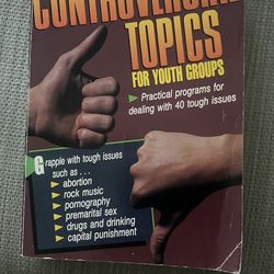 Controversial topics for Youth groups - book