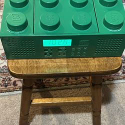 Lego CD Player Green Brick Stereo Boom Box AM/FM Radio LG11005