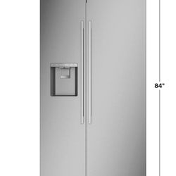 ❄️ NEW Monogram 20.4 Cu. Ft. Side-by-Side Built-In Refrigerator with Dispenser Stainless ZISS360DNSS