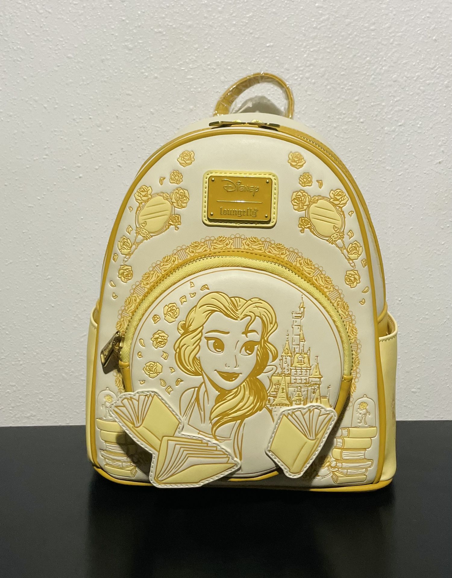 Loungefly Beauty and the Beast Belle Tonal Sketch Portrait Mini Backpack