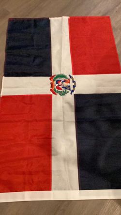 Large Dominican flag