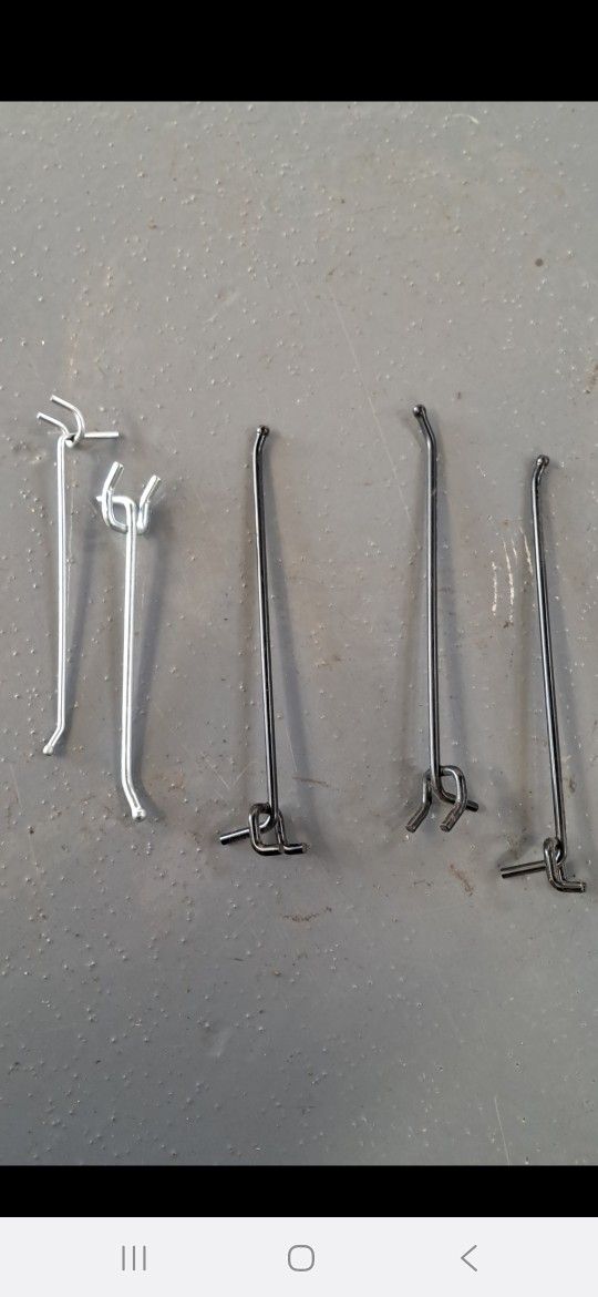Pegboard Heavy Duty Hooks Each 30 cent Each