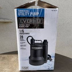 1/6hp utility pump