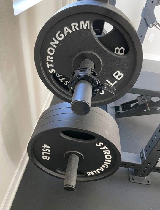 STRONGARM OLYMPIC WEIGHTS, GYM EQUIPMENT 