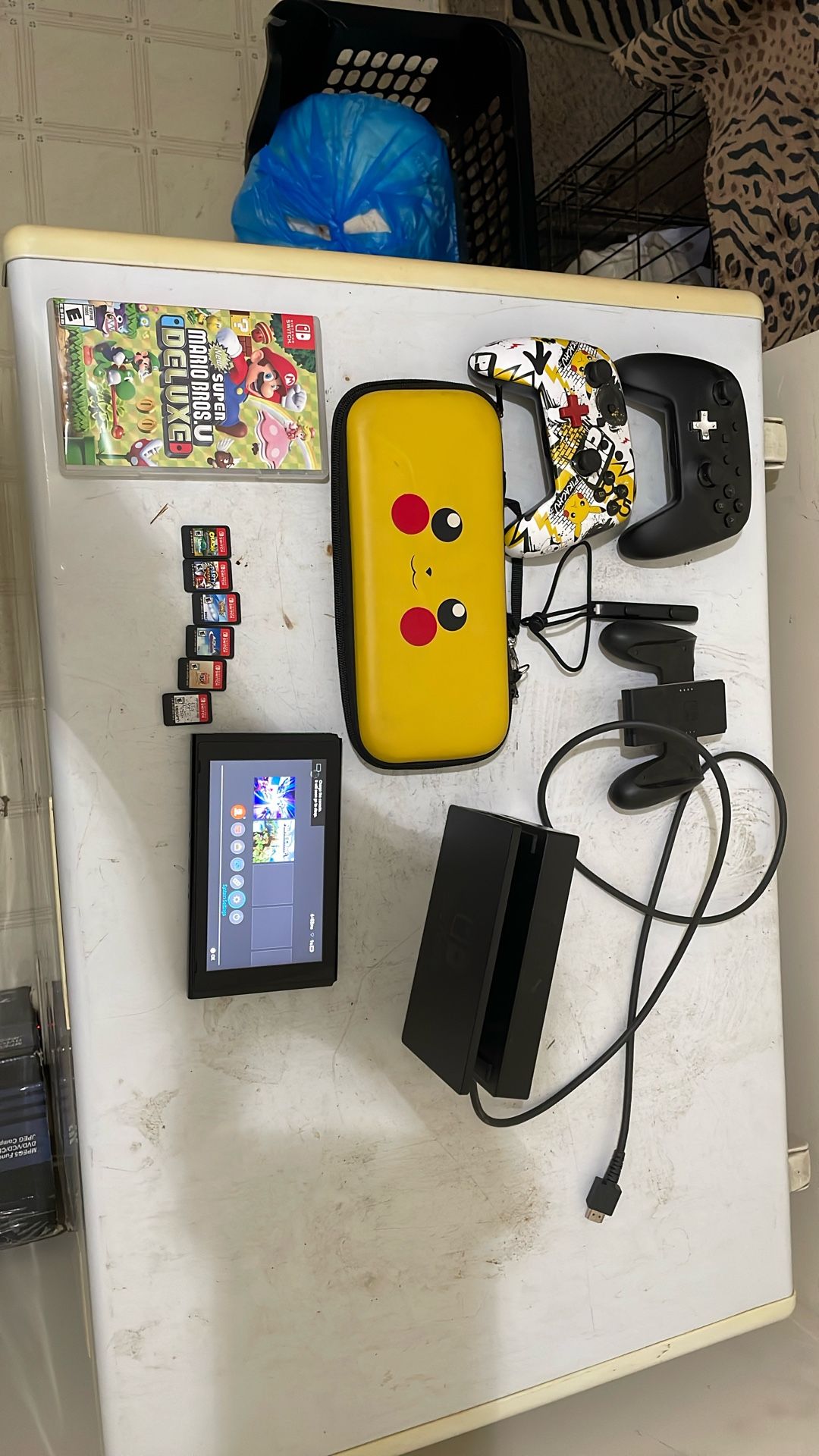Original Nitendo Switch With Accessories