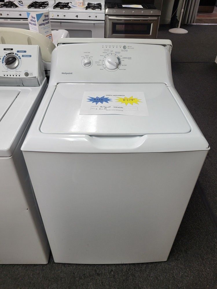 🎃Wicked Good Sales! Hotpoint Large Capacity Washer-Warranty Included
