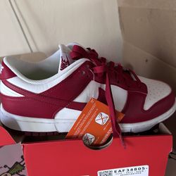 Nike Dunk Low NEXT NATURE White GYM RED