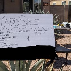MEMORIAL DAY YARD SALE (24 MAY)