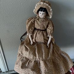 Vintage Porcelain Doll