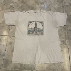 VTG Y2K 2000’s NYC Metropolitan Museum of Art Tee T-shirt SZ M Distressed
