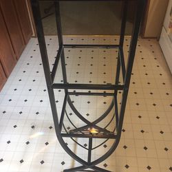 Wrought Iron 3 Tier Accent Stand