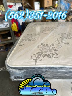 Queen deluxe mattress and Boxspring bed set Colchon y tambor