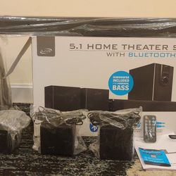 5.1 Home Theater System With Bluetooth 
