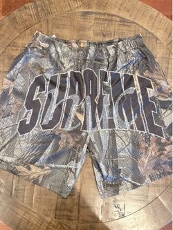 Supreme SS26’ week 16 Size S Rhinestone Mesh Short Realtree hardwoods camo