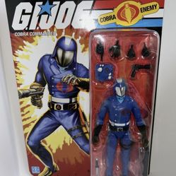 GI Joe Classified Series Cobra Commander 6" Figure Retro 2024 Sealed