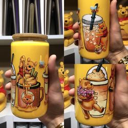 New Winnie the Pooh Glass Cup