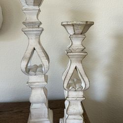 Set Of Candles Pillars 