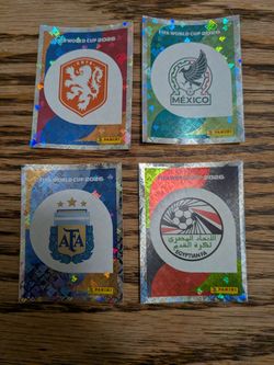 World cup sticker cards $5 *see description*