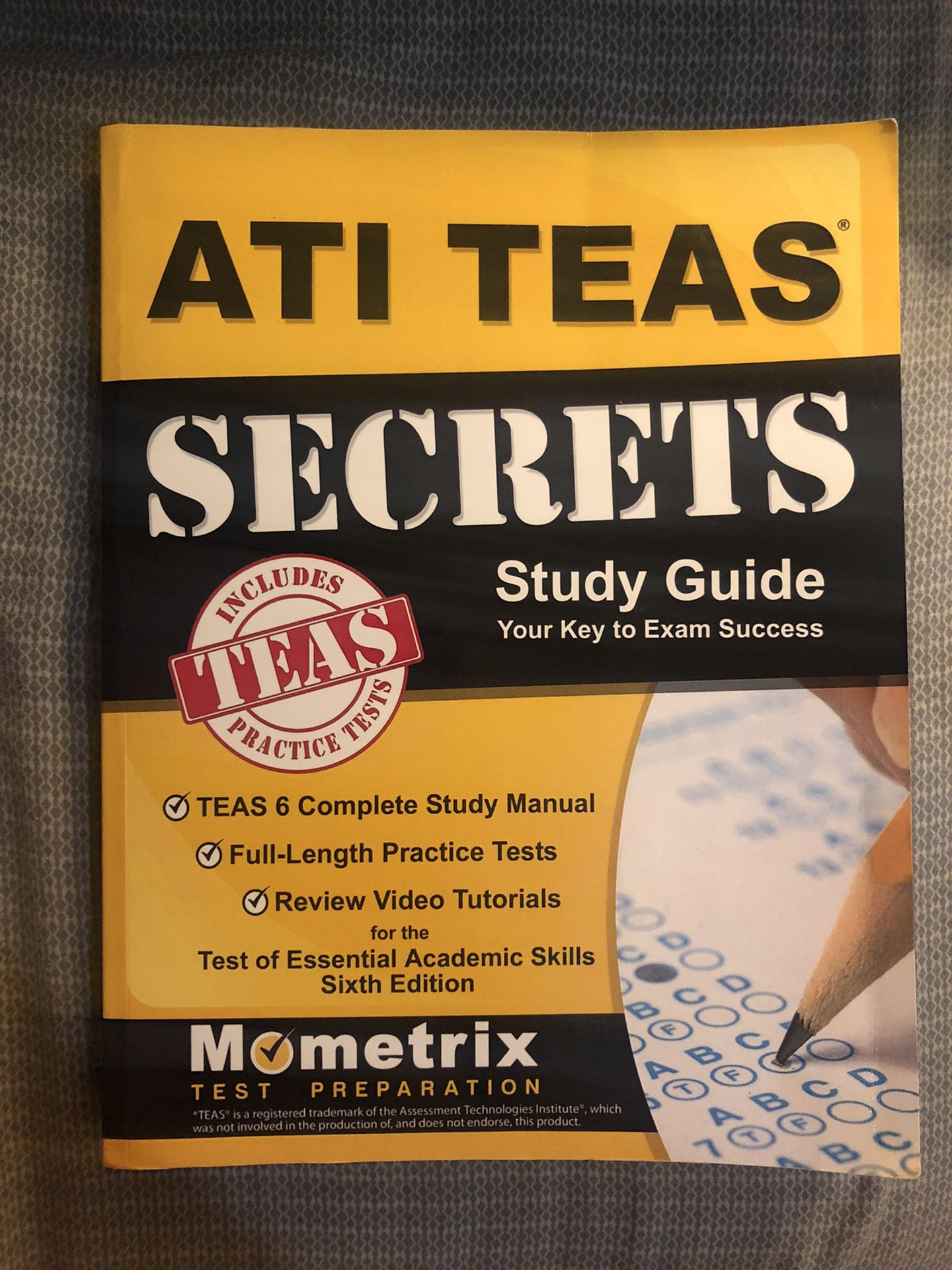 ATI Teas Secrets Study Guide Book